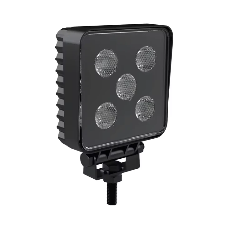 20W 12V 40V কালো কভার ওয়ার্ক লাইট ট্রাক্টর ট্রাক কার স্কয়ার LED ওয়ার্ক লাইট